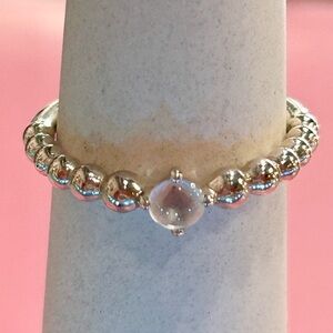 RETIRED April Beaded Birthstone Ring